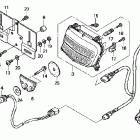 VTX1800N2 Задний фонарь