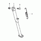 CRF150F Подножка