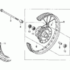 CRF70F Переднее колесо