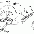 VTX1800N2 Rear fender @ grab rail (2)