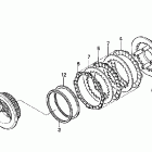 CRF150F Сцепление