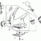 CBR1000RR Верхний обтекатель