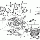 VT750DCA Головка цилиндров задняя