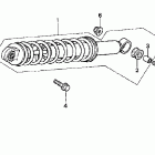 CRF70F Задний амортизатор