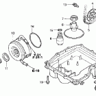 CBR600F4 Масляный насос и картер