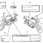 CMX250C Предупредительные таблички