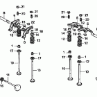 VT750DCA Распредвал и клапана