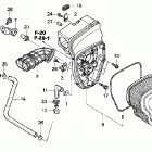 VTX1300C Воздухозаборник