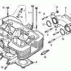 CMX250C Головка цилиндра