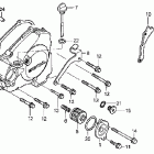 CRF250R Крышка картера левая