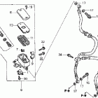 CBR600F4 Главный тормозной цилиндр - передний