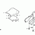 NSR50R Rr cowl @ seat