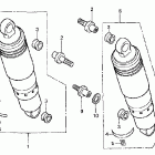 VTX1800S2 Задний амортизатор