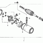 CB600F Стартер электрический