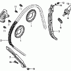 CB600F Цепь ГРМ и натяжитель
