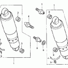 VTX1800C Rear shock absorber ('02-'04)