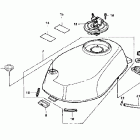 NSR50R Топливный бак