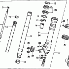 XR250R Передняя вилка