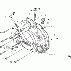 NSR50R Крышка картера правая