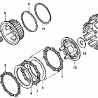 CB600F Сцепление