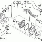 VTX1800S2 Водяной насос