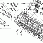 CB600F Головка цилиндра