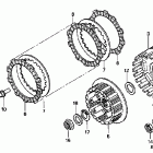 XR400R Сцепление