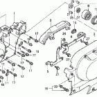VTX1800S2 Крышка картера левая
