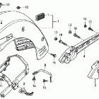 VTX1800S2 Rear fender @ grab rail (1)