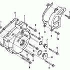 XR250R Крышка картера левая