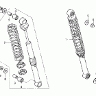 CB50R Задний амортизатор