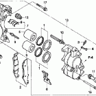 XR400R Передний тормозной суппорт