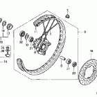 XR400R Переднее колесо