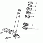 CB600F Траверса нижняя