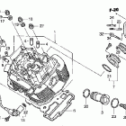 VTX1800S2 Передняя головка цилиндров