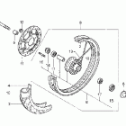 CB50R Переднее колесо