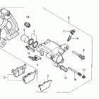 CB50R Rr brake caliper
