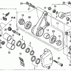 NRX1800DA Передний тормоз правый