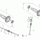 CB50R Распредвал и клапана