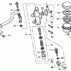 CB600F Задний тормозной цилидр