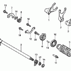 VTX1800S Вилка переключения передач