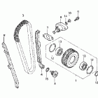 CB50R Цепь ГРМ и натяжитель