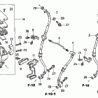 VTX1800S2 Главный тормозной цилиндр - передний