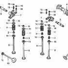 VTX1800S Распредвал и клапана