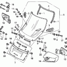 ST1100P Ветровое стекло