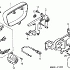 VF750C Carburetor side cover