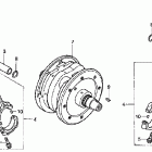 VTX1800S Коленвал и поршни