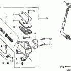 VF750C Главный тормозной цилиндр - передний