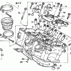 VFR800A Головка цилиндров задняя