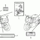 CBR600F4 Labels ('01-'03)